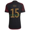 Maillot de Supporter Allemagne Sule 15 Extérieur Coupe du Monde 2022 Pour Homme